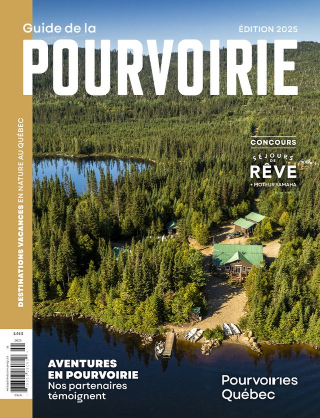Couverture du Guide de la pourvoirie 2025
