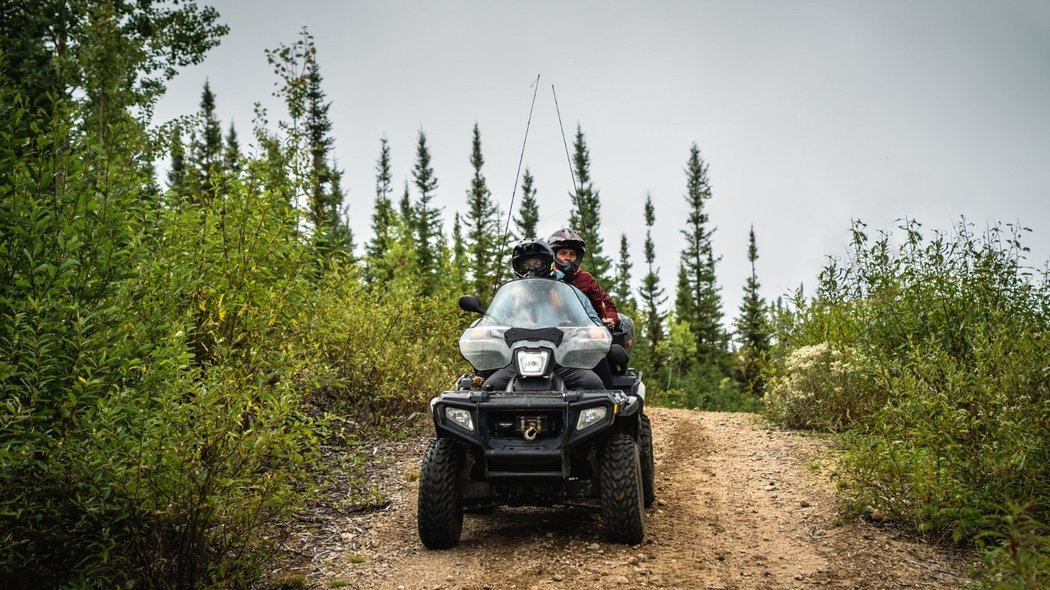 2 personnes en quad 