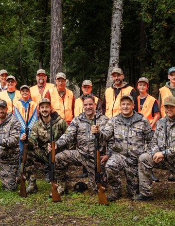 Groupe de chasseur et leurs élèves 