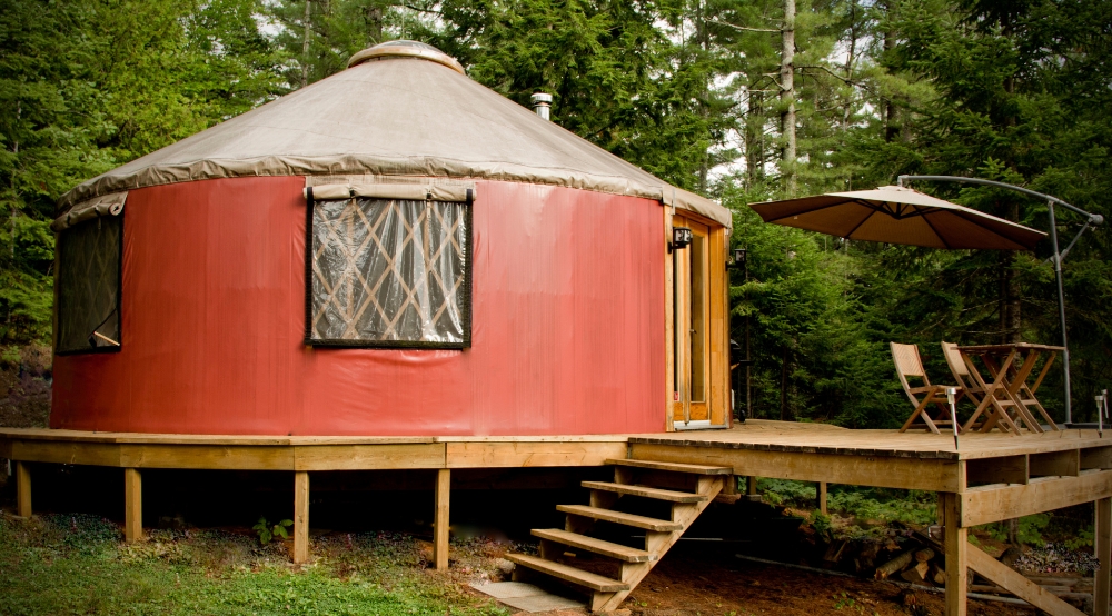 Yourte en été