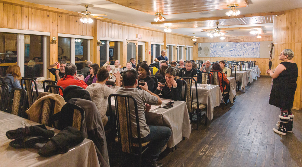 Salle de réunion en pourvoirie